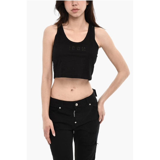 Dsquared² Sleeveless ICON Cropped Top