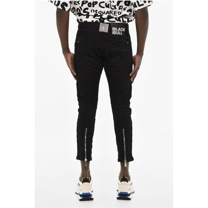 Dsquared² BLACK BULL Dark Wash Jeans with Zip