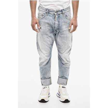 Dsquared² Distressed Effect Baggy Jeans 17 cm