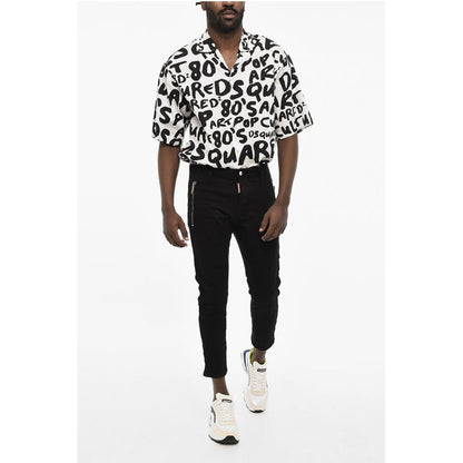 Dsquared² BLACK BULL Dark Wash Jeans with Zip