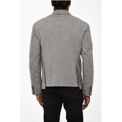 Dsquared² houndstooth virgin wool side vents 3-button blazer