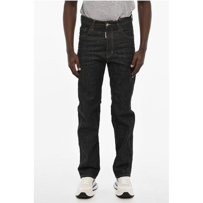 Dsquared² Regular Fit Jeans with Back Maxi Embroidery