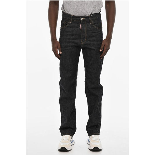 Dsquared² Regular Fit Jeans with Back Maxi Embroidery