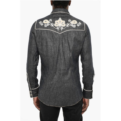 Dsquared² Rhinestone Denim Shirt