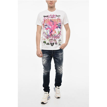 Dsquared² Printed Crew-neck T-shirt