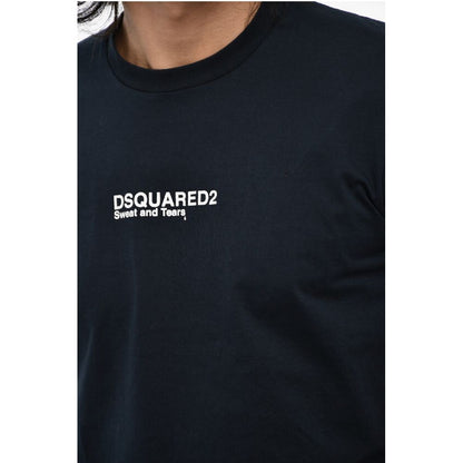 Dsquared² Cotton Underwear Crew-neck T-shirt with Logo Print