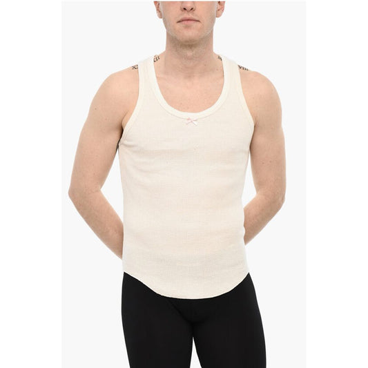 Dsquared² Cotton Underwear Tank Top With Bow