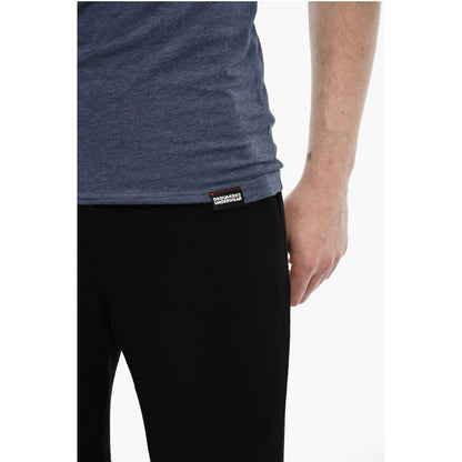 Dsquared² Cotton Underwear Tank Top With Contrasting Trim
