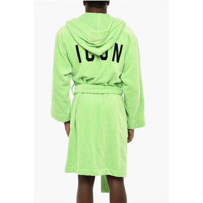 Dsquared² Terry Cottton Bathrobe with Belt