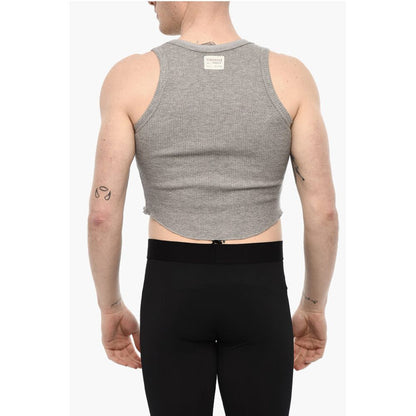 Dsquared² Cotton Cropped Underwear Top With Bow