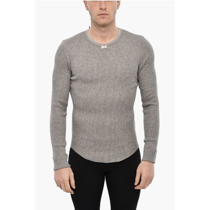 Dsquared² Long Sleeve Underwear Crew-neck T-shirt with Bow