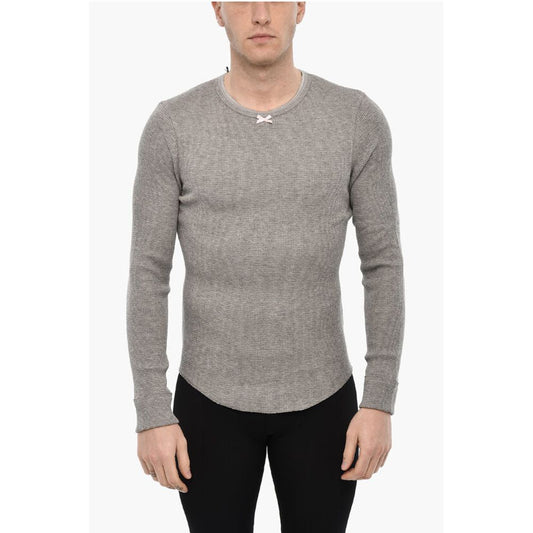 Dsquared² Long Sleeve Underwear Crew-neck T-shirt with Bow
