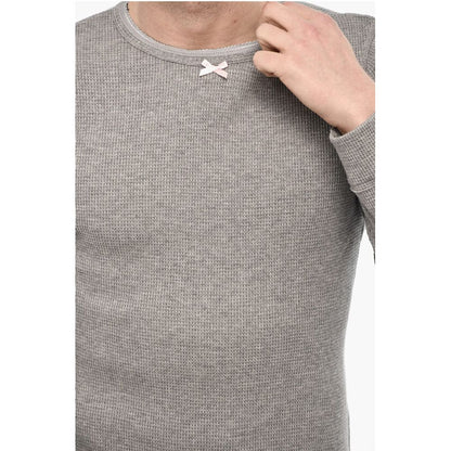 Dsquared² Long Sleeve Underwear Crew-neck T-shirt with Bow
