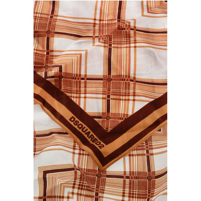 Dsquared² Checked Silk Foulard