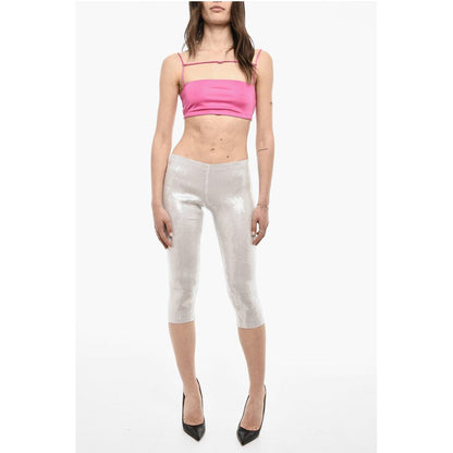 Dsquared² 3/4 Leggings With Allover Sequins