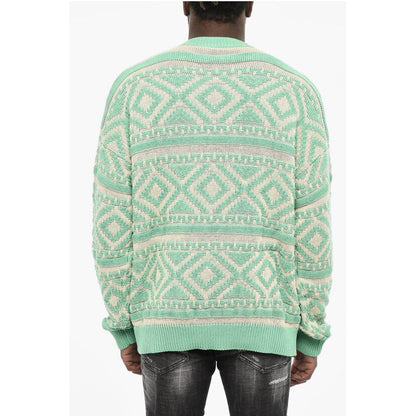 Dsquared² Embroidered Two-Tone Sweater