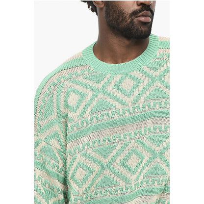 Dsquared² Embroidered Two-Tone Sweater