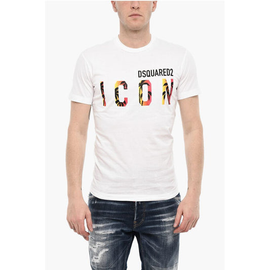Dsquared² Cotton ICON Crew-neck T-shirt with Print