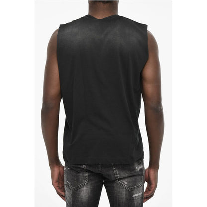 Dsquared² Crew-neck T-shirt with Gothic Print