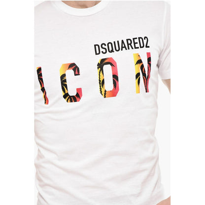 Dsquared² Cotton ICON Crew-neck T-shirt with Print