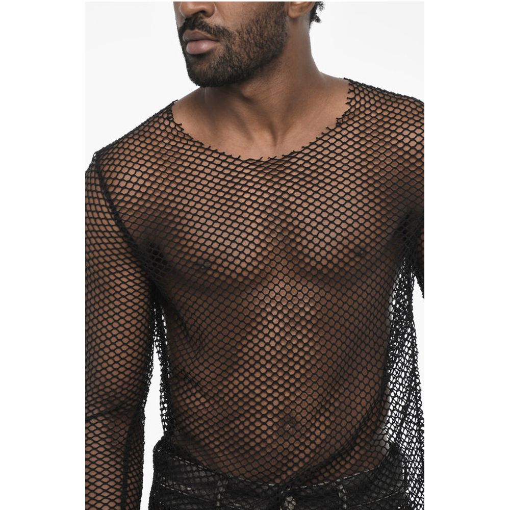 Dsquared² Solid Color Openwork Top