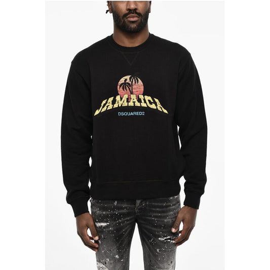 Dsquared² Cotton Crew-neck Sweatshirt with Print