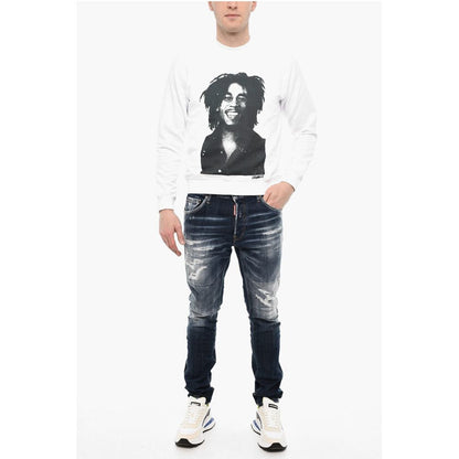Dsquared² Contrasting Printes Crew-neck Sweasthirt