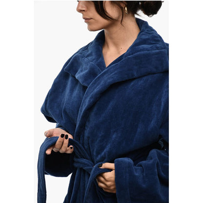 Dsquared² Cotton Terry Beach Bathrobe With Embroidery