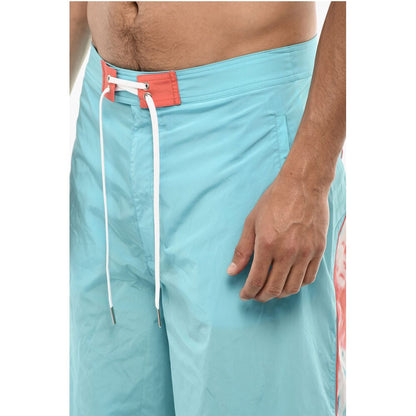 Dsquared² Maxi Swim Shorts With Tie Dye Print