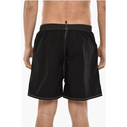Dsquared² Swim Short with Multicolor Printed Logo