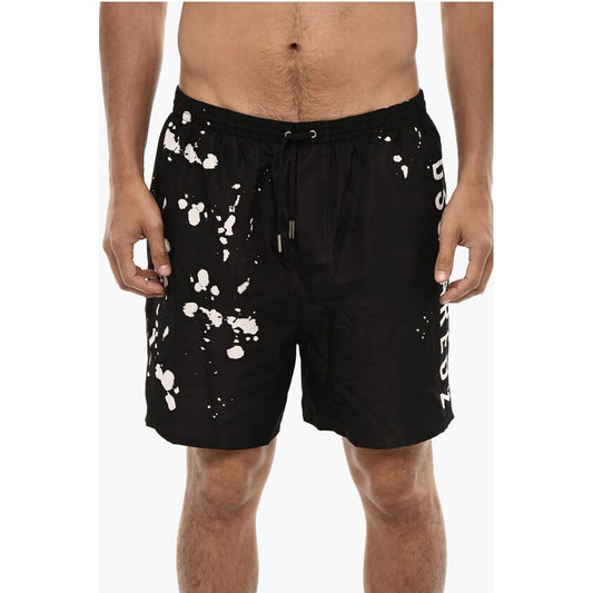 Dsquared² Acid Wash Effect Swim Shorts