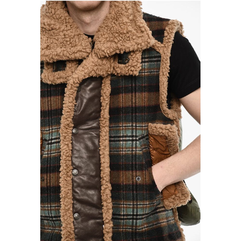 Dsquared² Multi Fabric Padded Vest