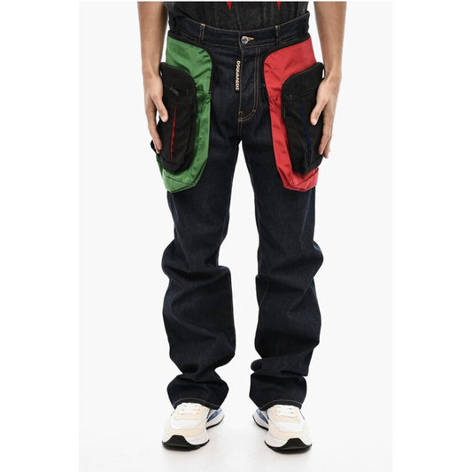 Dsquared² Tricolor Jeans With Maxi Pockets