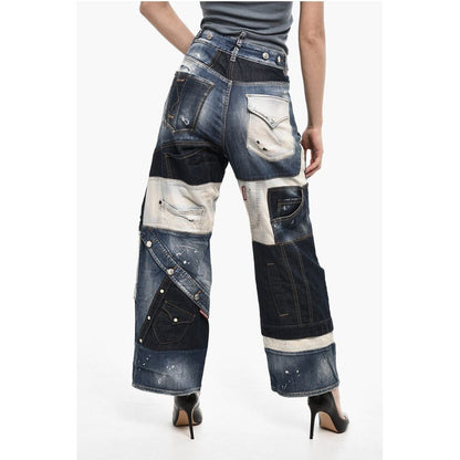 Dsquared² Baggy Fit Vintage Effect Jeans