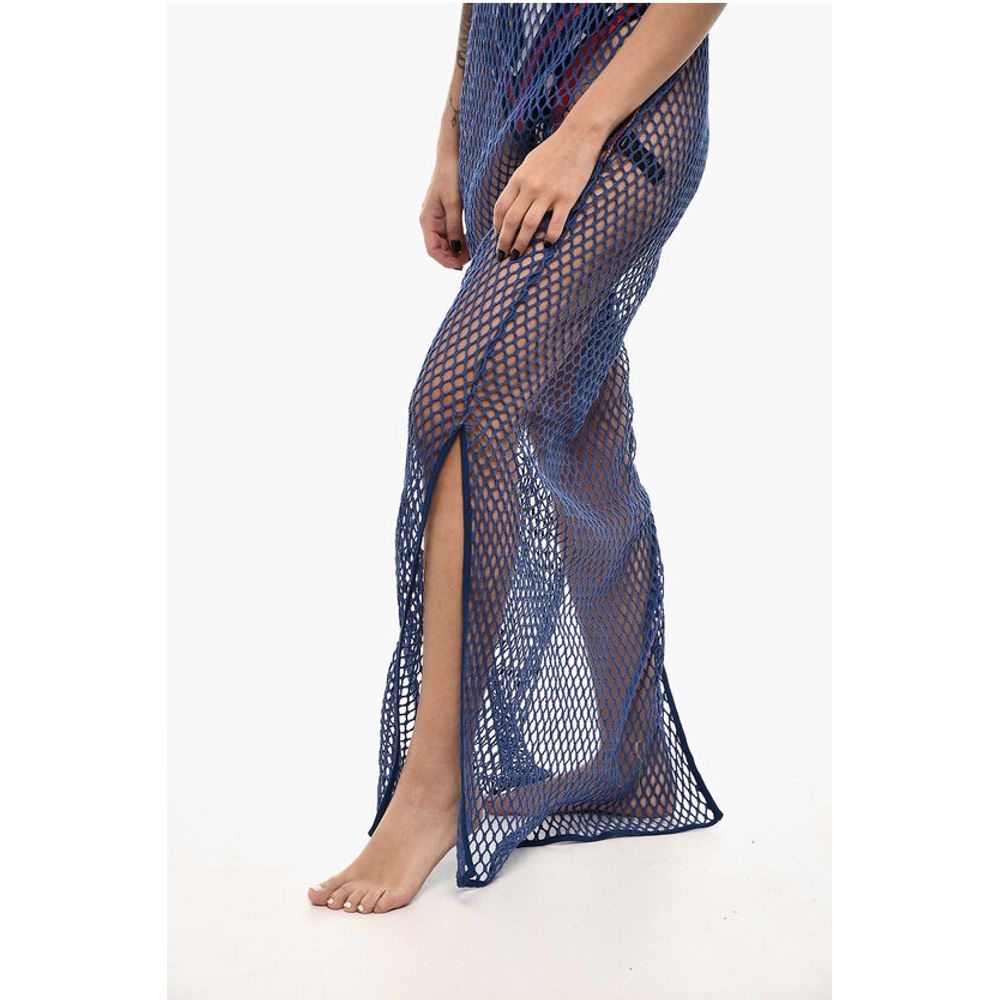 Dsquared² Openwork Maxi Beach Cover-up Dress