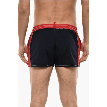 Dsquared² Color Block Swim Shorts with Side Logo
