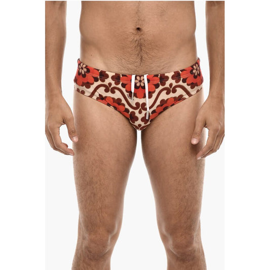 Dsquared² Floral Motif Slip Swimsuit