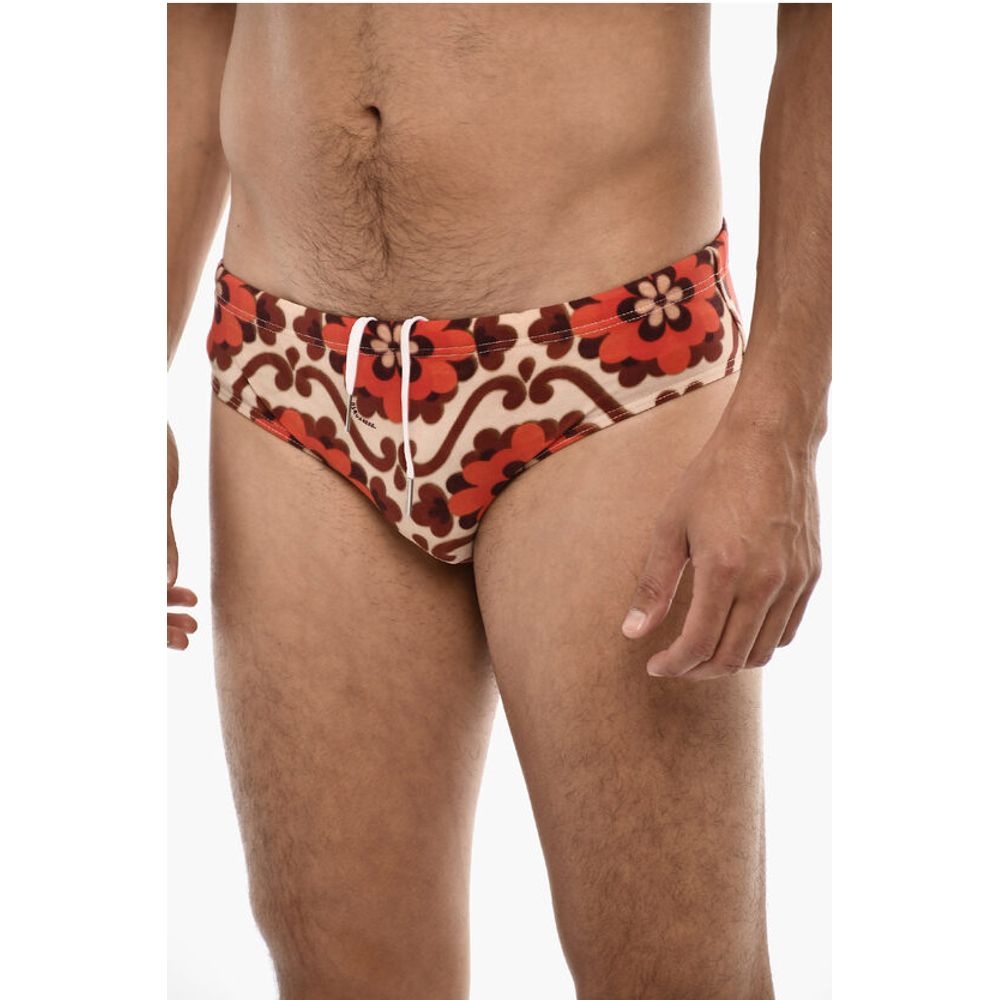 Dsquared² Floral Motif Slip Swimsuit