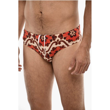 Dsquared² Floral Motif Slip Swimsuit