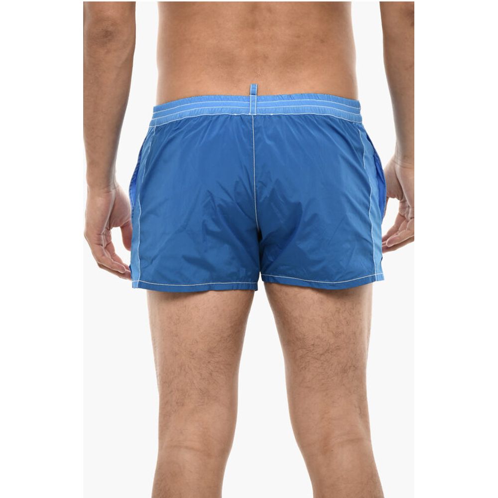 Dsquared² Two-Tone Swim Shorts with Side Logo