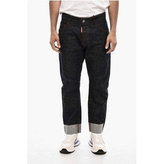 Dsquared² Regular Fit Jeans with Visible Stictiching