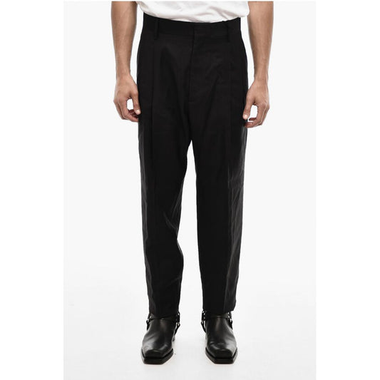 Dsquared² Low Waist Virgin Wool and Silk Pants