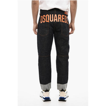Dsquared² Regular Fit Jeans with Visible Stictiching