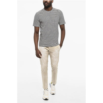 Dsquared² Two Tone Awning Striped Crew-neck T-shirt