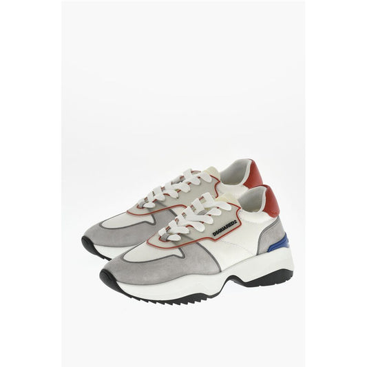 Dsquared² Canvas And Leather TECNO Low-Top Sneakers