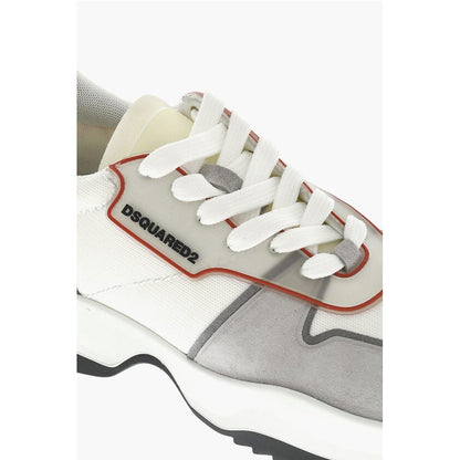 Dsquared² Canvas And Leather TECNO Low-Top Sneakers