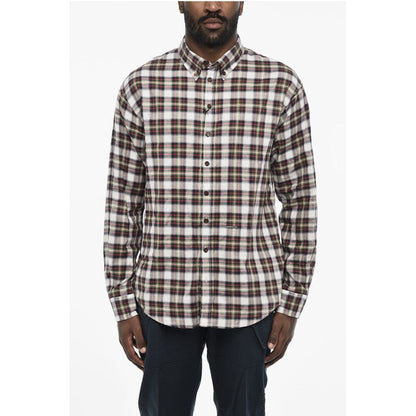 Dsquared² Checked Cotton Button Down Shirt