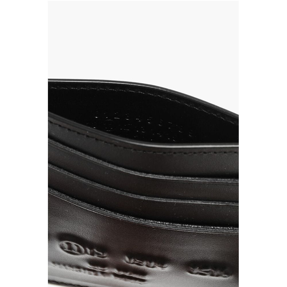 Maison Margiela MM11 Leather Card Holder with Embossed Detail
