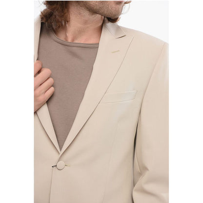 Corneliani Virgin Wool Suit with Peack Lapel