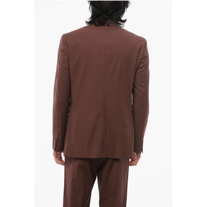 Corneliani CC Collection Blended Virgin Wool RESET Suit with Flap Pocke